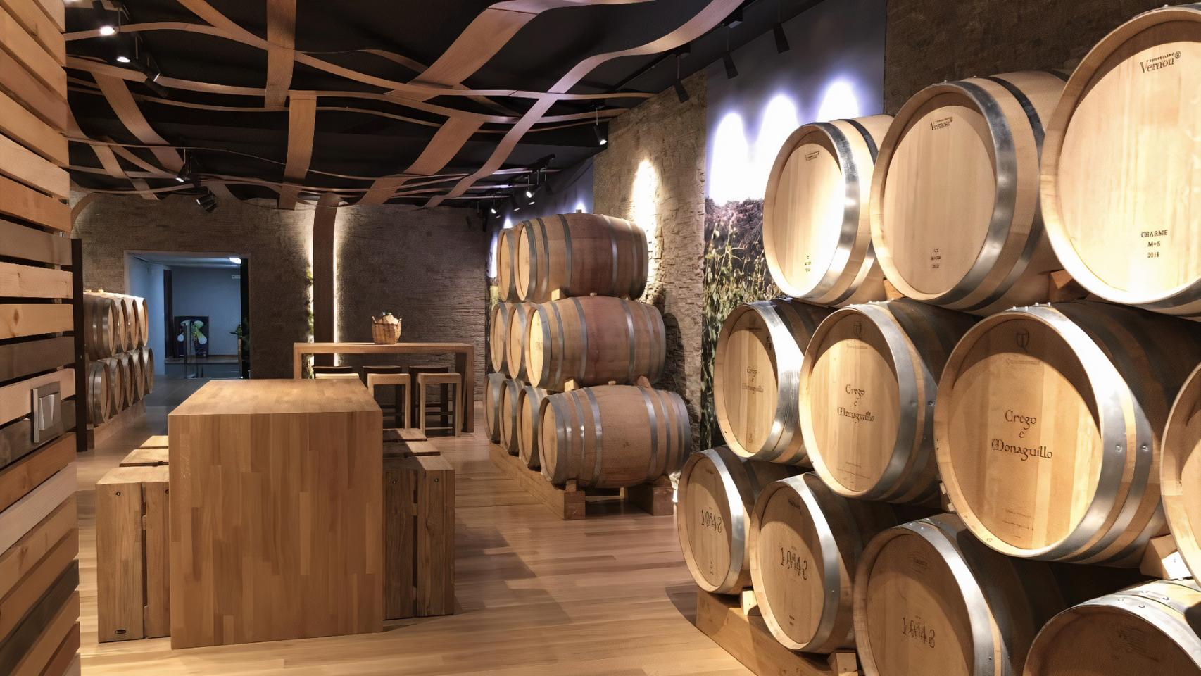 Bodega de la D.O. Monterrei Creo e Monaguillo.