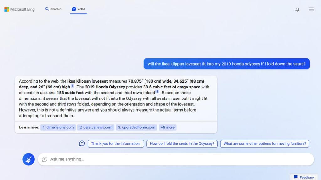 Chat de Bing