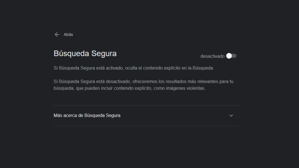 Búsqueda Segura en Android
