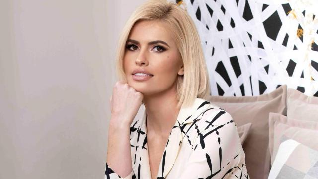 La presentadora, en una foto de Instagram.