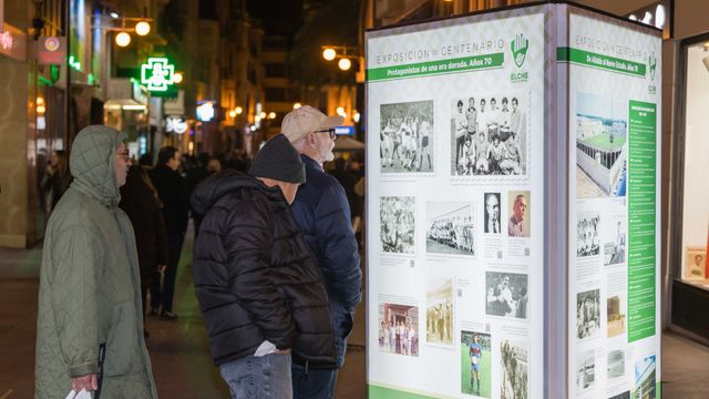 La historia del Elche se vivirá en las calles del centro de la ciudad.