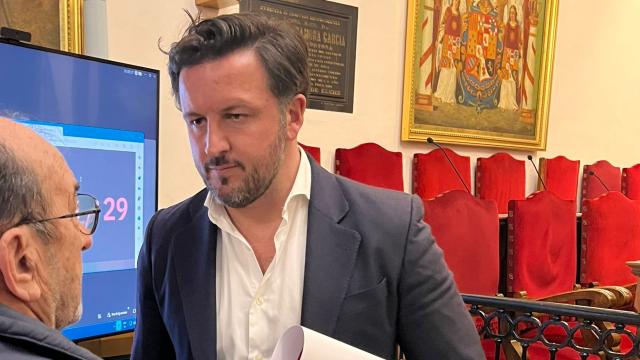 Pablo Ruz, en el pleno.