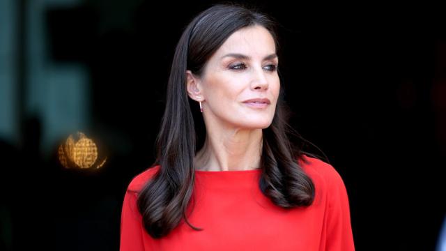 La reina Letizia en Luanda este miércoles por la mañana.