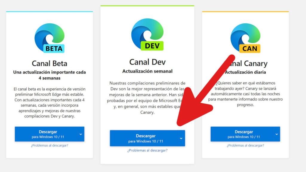 La versión en desarrollo de Edge que ya tiene integración con ChatGPT