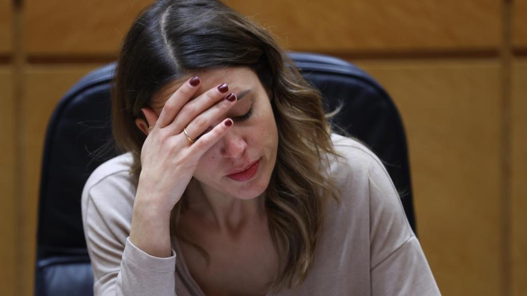 Irene Montero, este martes en el Senado.