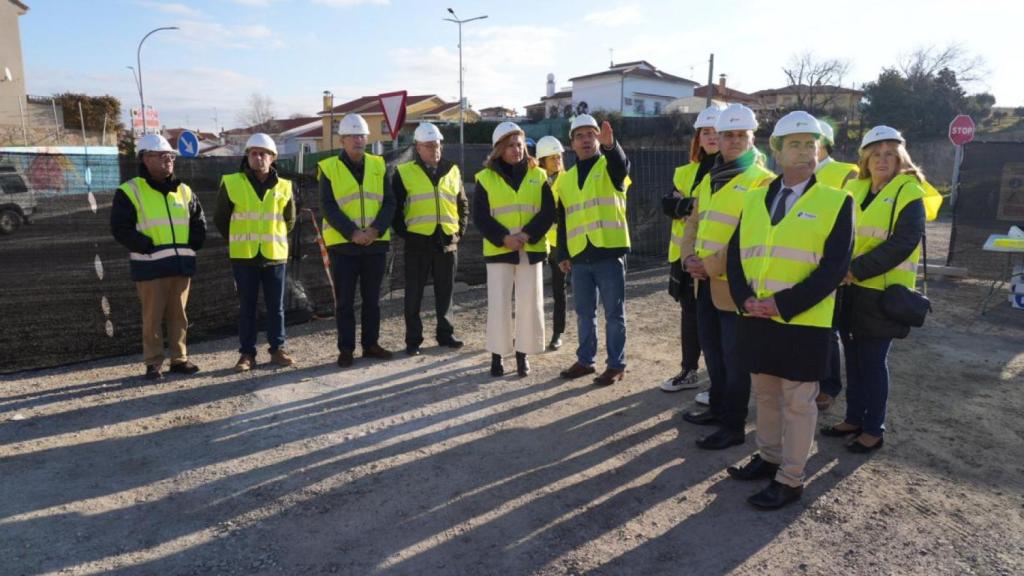 Visita de Rosa Ana Rodríguez a Méntrida.