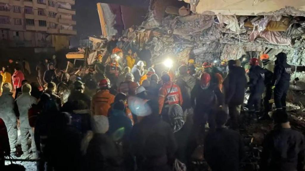 Operaciones de rescate en Kahramanmaras.