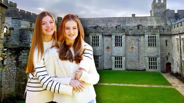 Leonor y Sofía de Borbón Ortiz en un montaje de EL ESPAÑOL.