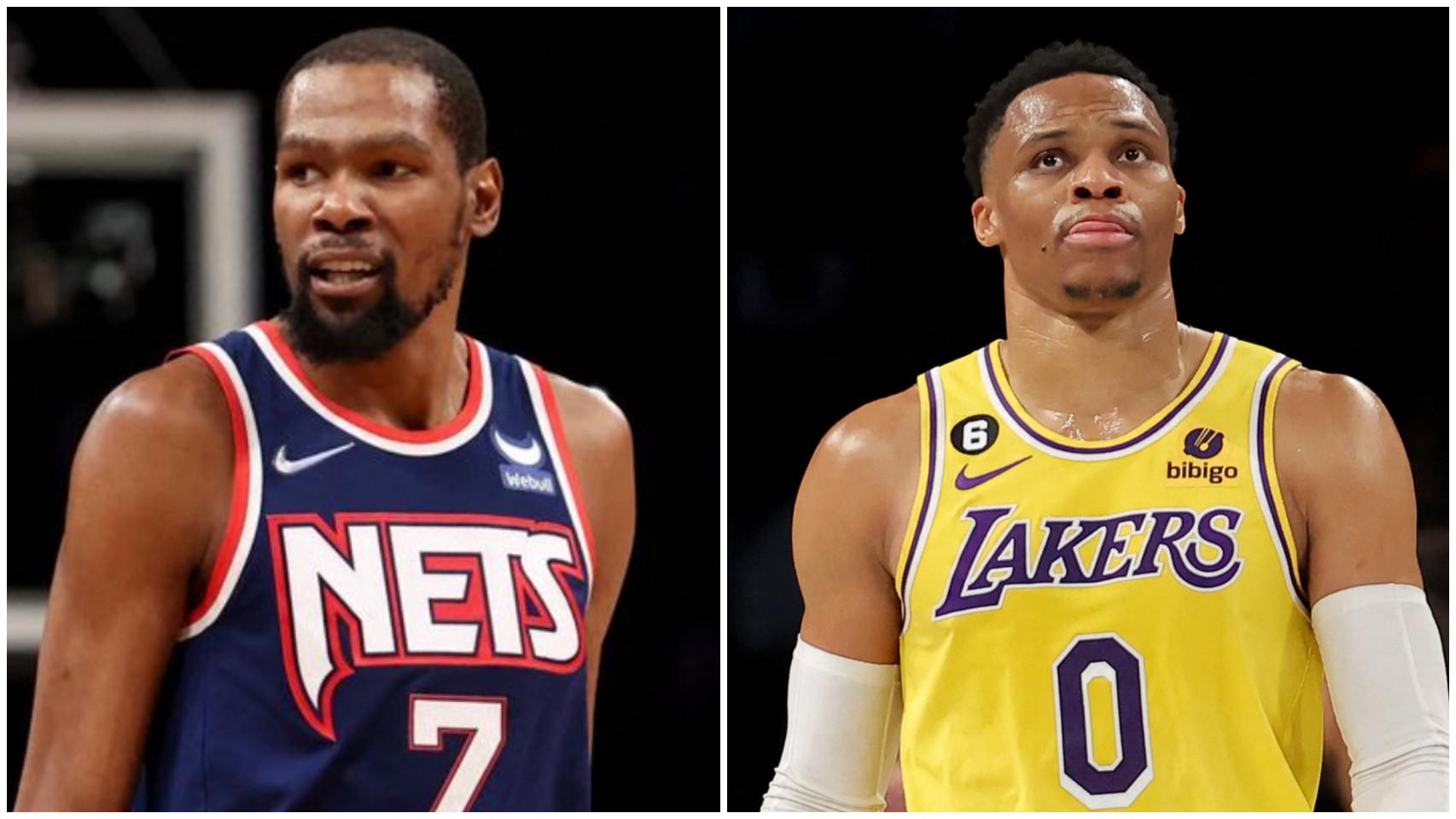 Kevin Durant y Russell Westbrook
