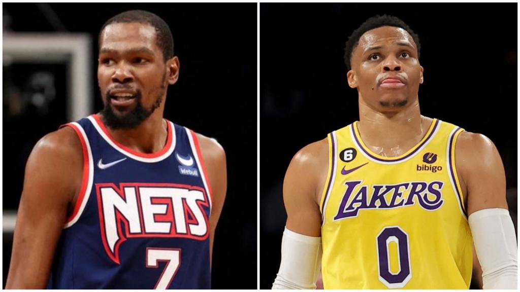 Kevin Durant y Russell Westbrook