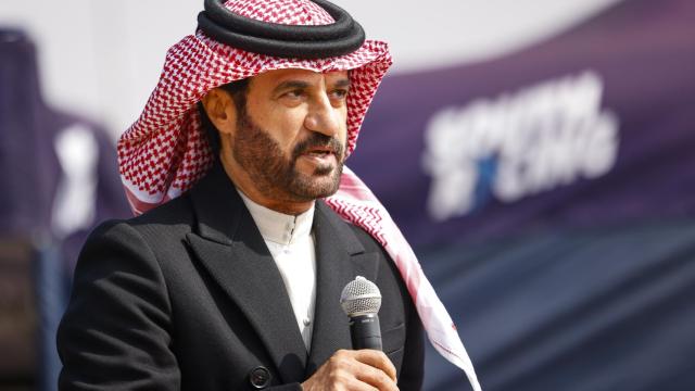 Ben Sulayem durante un acto de la FIA