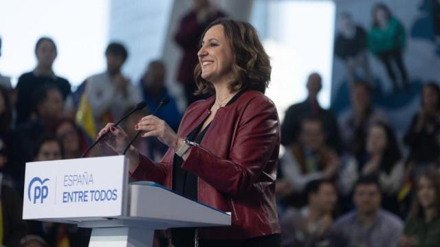 María José Catalá, en la intermunicipal del PP celebrada la semana pasada en Valencia. EE
