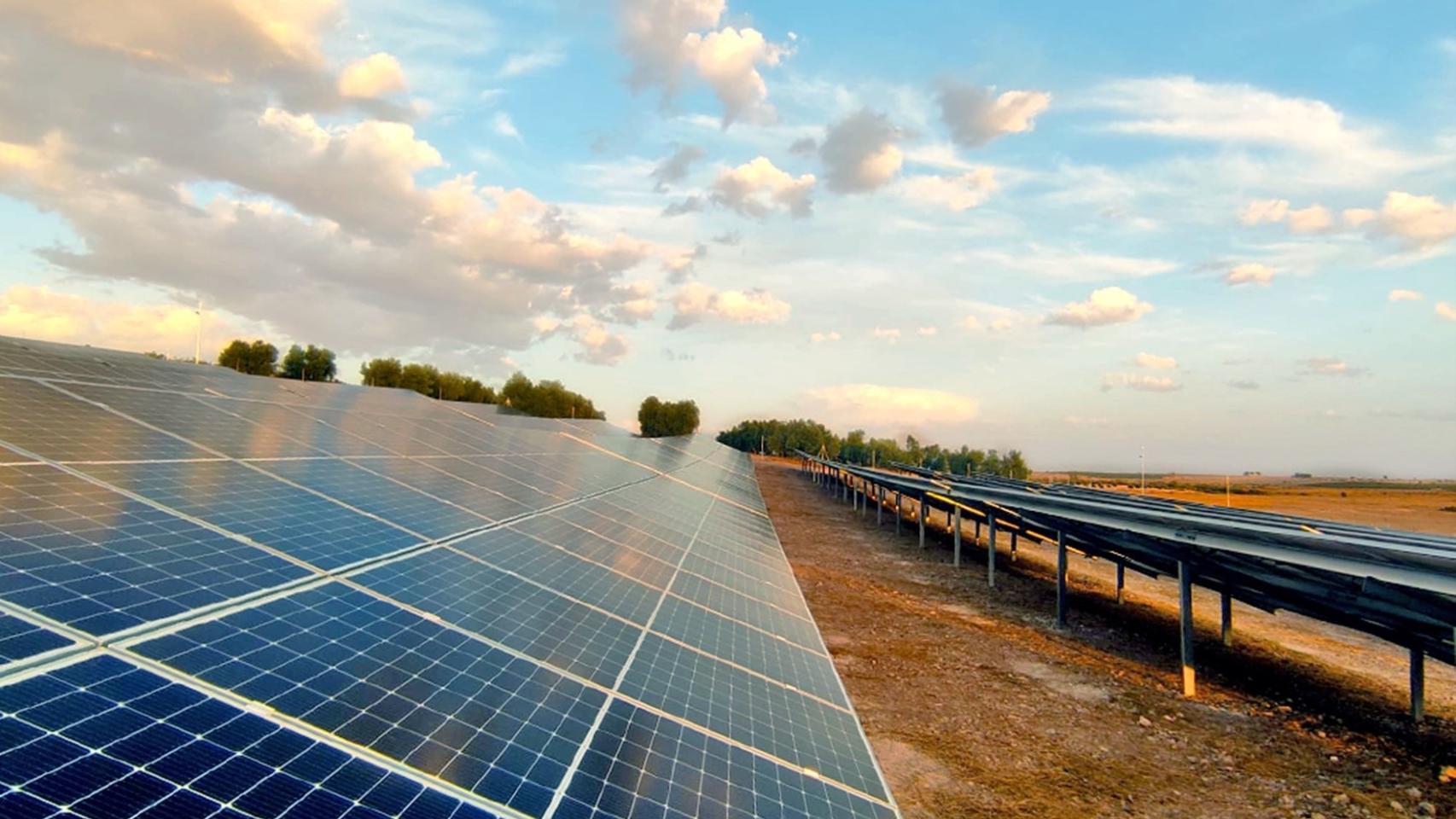 Una instalación fotovoltaica.