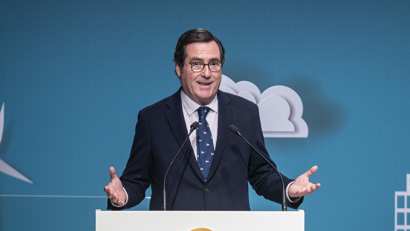 El presidente de la CEOE, Antonio Garamendi