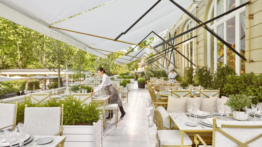 Terraza del Hotel Mandarin Oriental Ritz.