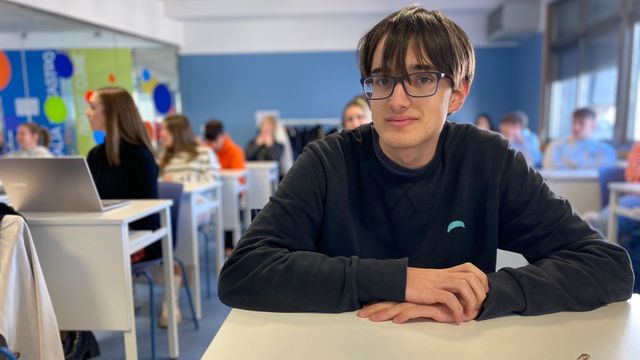 Fernando González Herreros, alumno del Colegio Plurilingüe Mariano de Vigo.