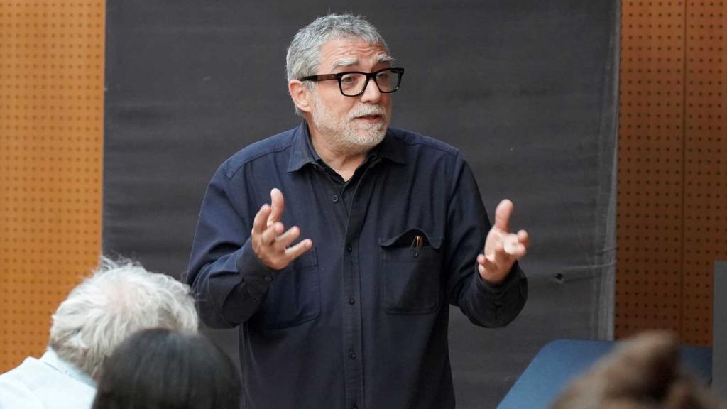 Jaume Plensa, en un ensayo de 'Macbeth'