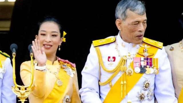 El Rey y la princesa, en un acto oficial en 2019.