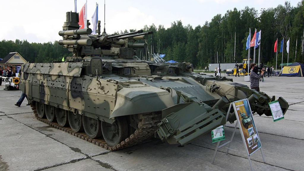 BMPT en una demostración rusa.