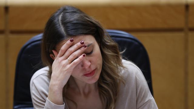 La ministra de Igualdad, Irene Montero, esta semana en el Senado.