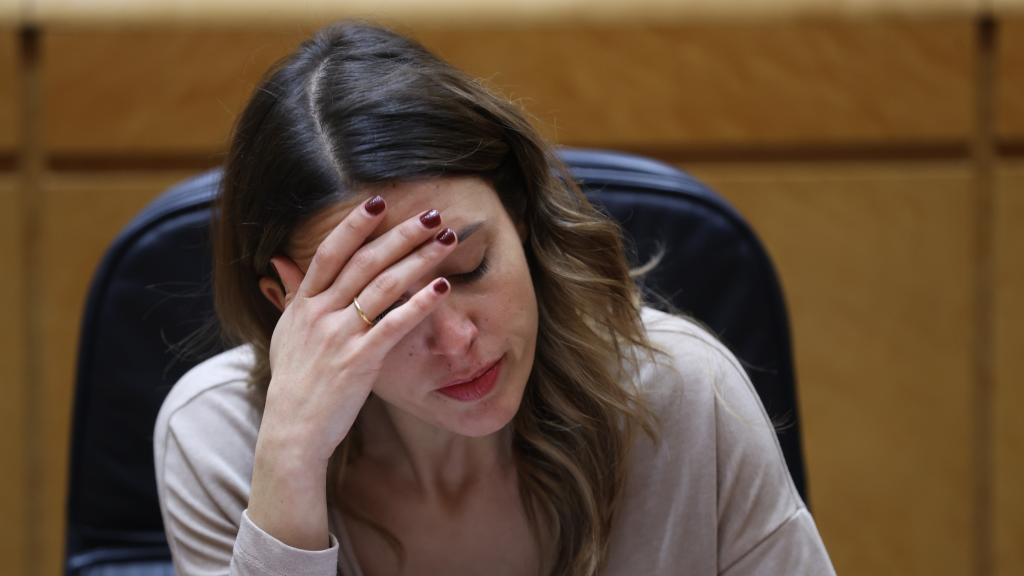 La ministra de Igualdad, Irene Montero, esta semana en el Senado.