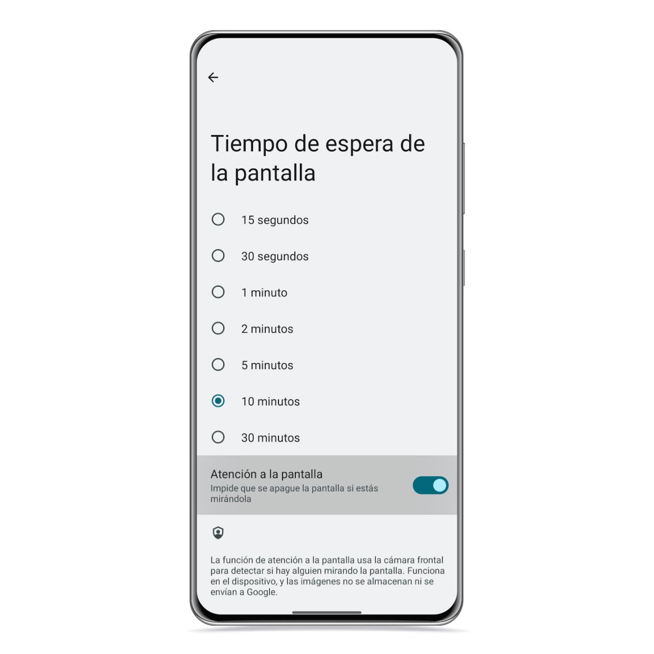 Atención a la pantalla