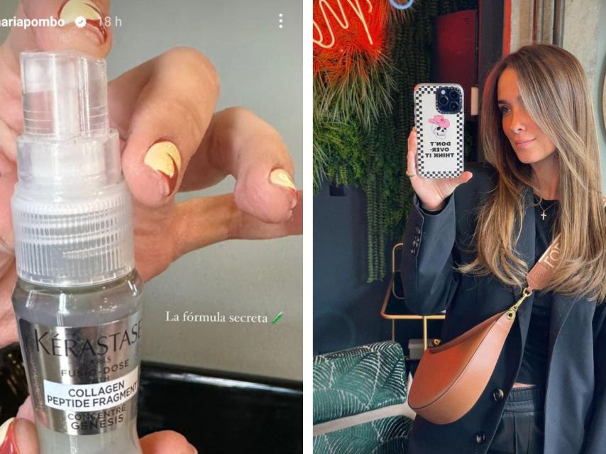 La 'influencer' posa en la peluquería.