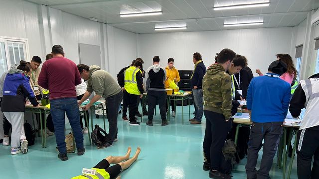 La prueba en el centro CIPFP Canastell (Sant Vicent del Raspeig).