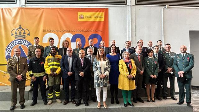 Entrega de Medallas al Mérito, con el ministro de Interior, Fernando Grande-Marlaska