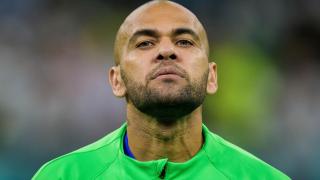 Dani Alves, en uno de sus partidos como futbolista.