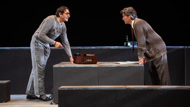 Carmelo Gómez y Miguel Hermoso en 'La guerra de nuestros antepasados'. Foto: Javier Naval