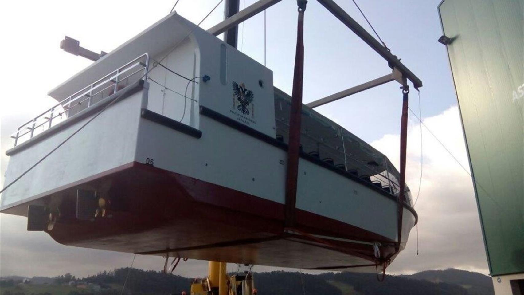 El barco de la Diputación de Toledo en una imagen de archivo