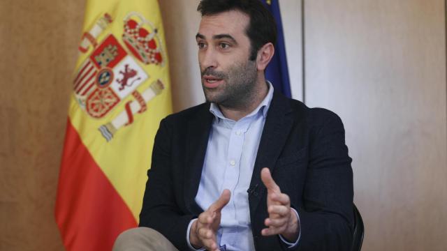 El secretario general del Tesoro, Carlos Cuerpo, durante una entrevista.