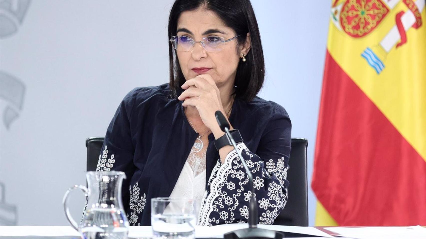 La ministra de Sanidad, Carolina Darias.
