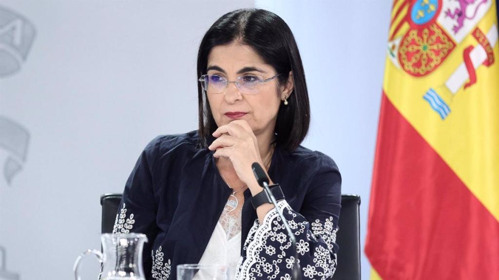La ministra de Sanidad, Carolina Darias.