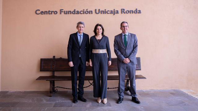 José Manuel Domínguez, Maripaz Fernández y Sergio Corral.