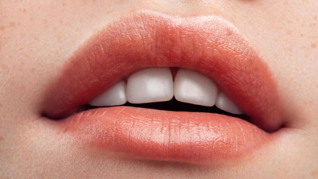 Detalle de labios.