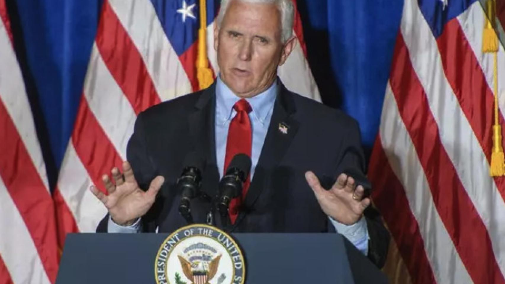El exvicepresidente de Estados Unidos Mike Pence, en una imagen de archivo.