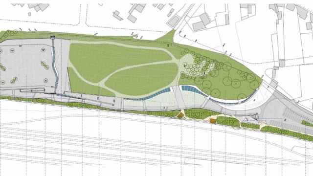 Planos del proyecto de A Parda, en Pontevedra.