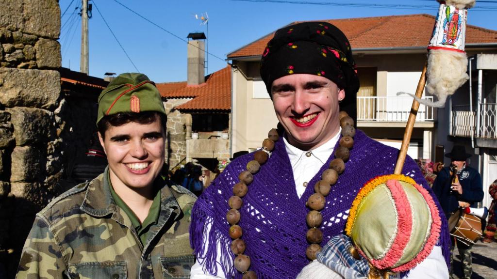 La Obisparra de Pobladura de Aliste. En la imagen, Javi Silvia, a la derecha