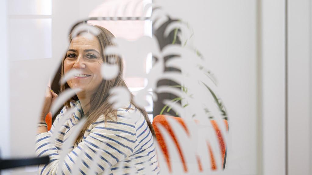 Virginia Barcones, durante la entrevista con EL ESPAÑOL de Castilla y León