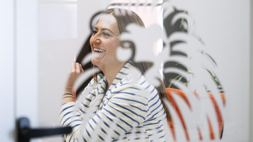 Virginia Barcones, durante la entrevista con EL ESPAÑOL de Castilla y León