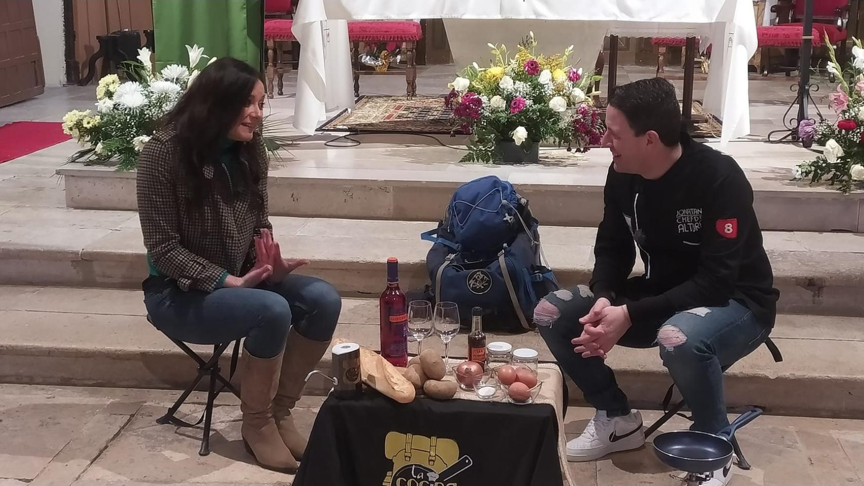 Imagen del programa cocinando en la iglesia de Rodilana