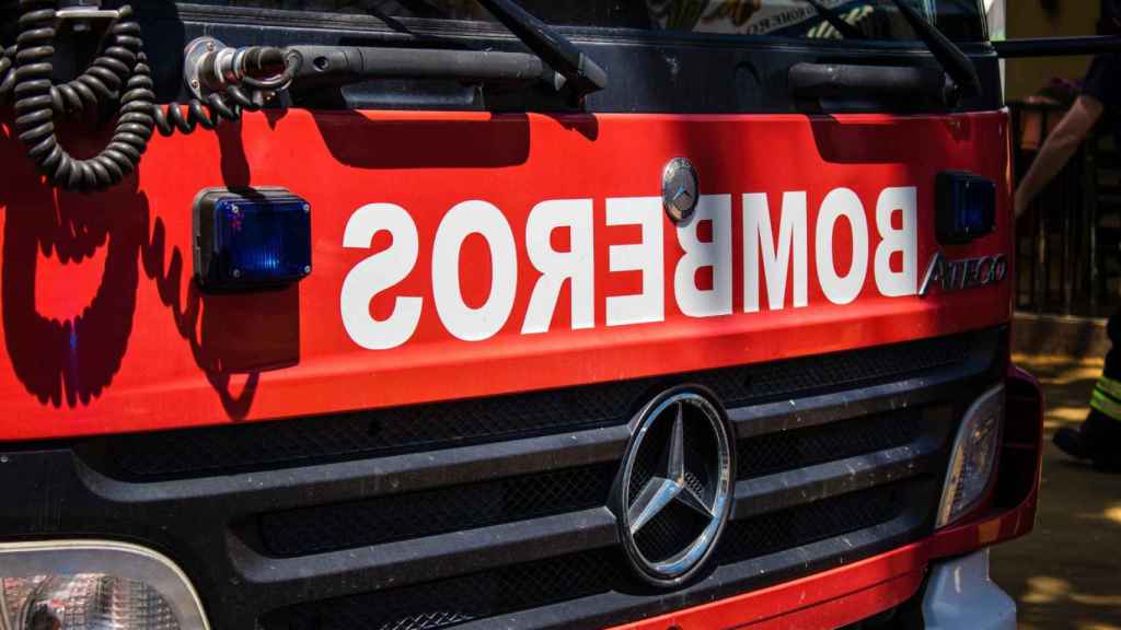Un vehículo del cuerpo de bomberos.