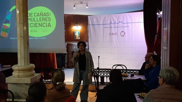 El evento De cañas con las mujeres de la Ciencia.