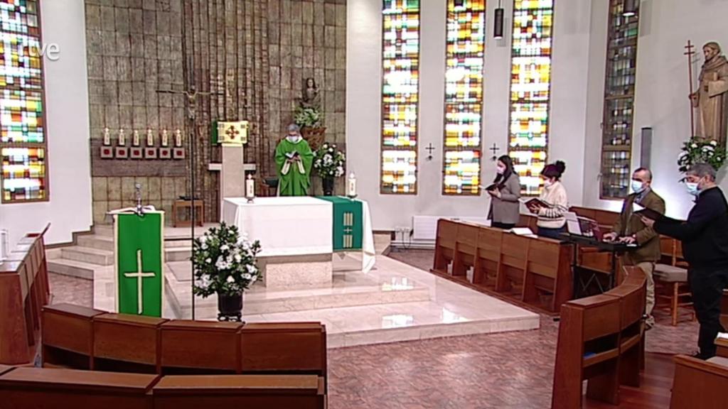 La retransmisión de la misa por La 2