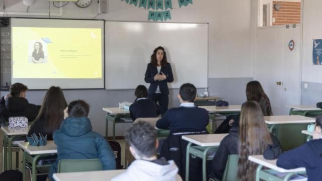 Patricia Bayón en una de las charlas.