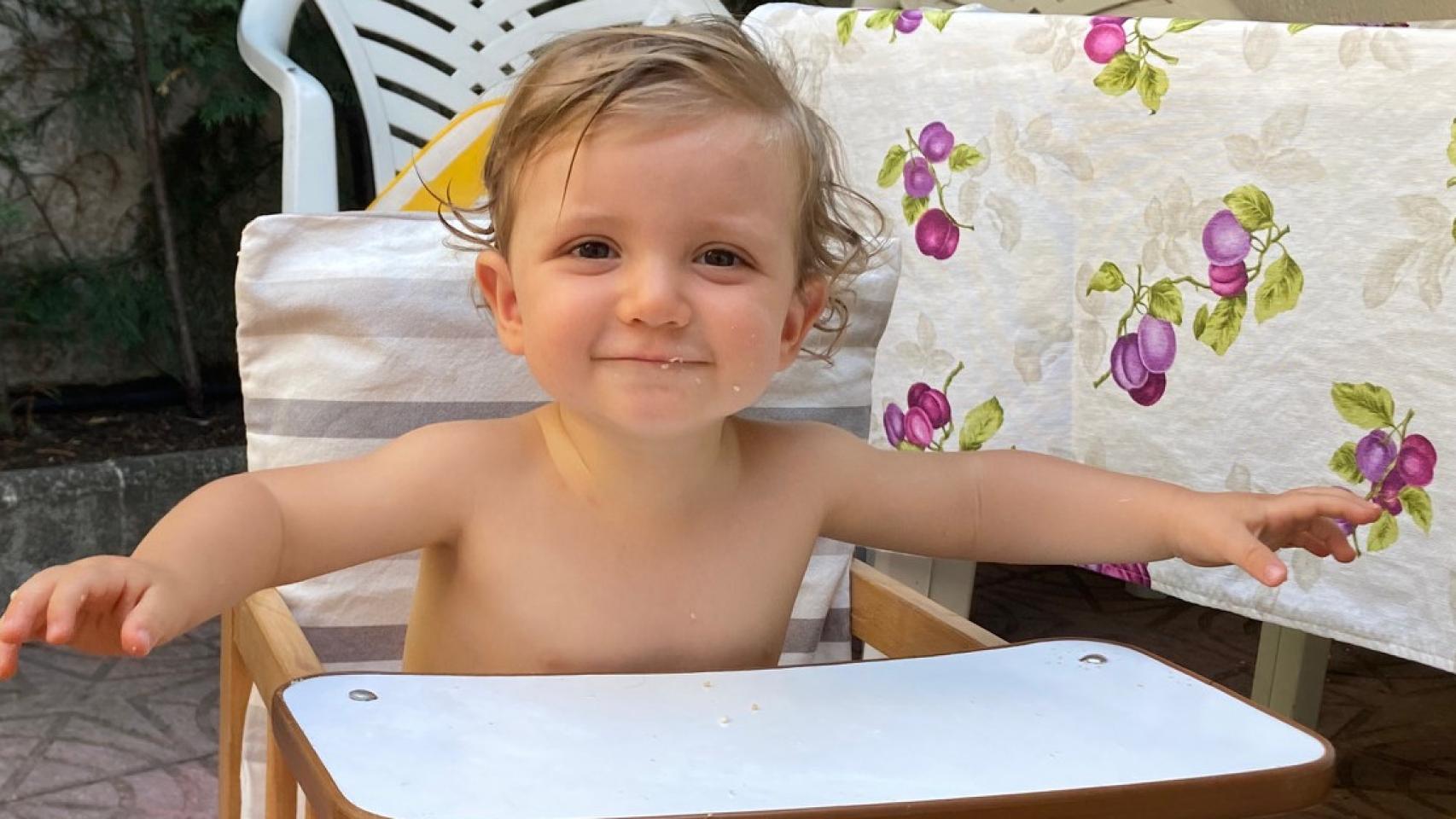 Manuel, el pequeño vallisoletano de 17 meses que padece el raboide