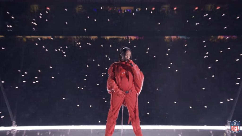 Rihanna, en la Super Bowl.
