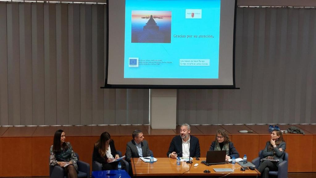 Víctor Manuel Martínez, secretario general de la Consejería de Medio Ambiente, en la reunión anual del comité de seguimiento de los fondos Feder, celebrada en noviembre de 2022, donde alertó del bajo nivel de ejecución de fondos de la Moncloa.